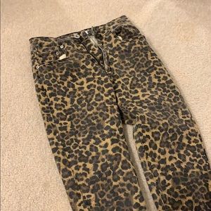 Cheetah pants